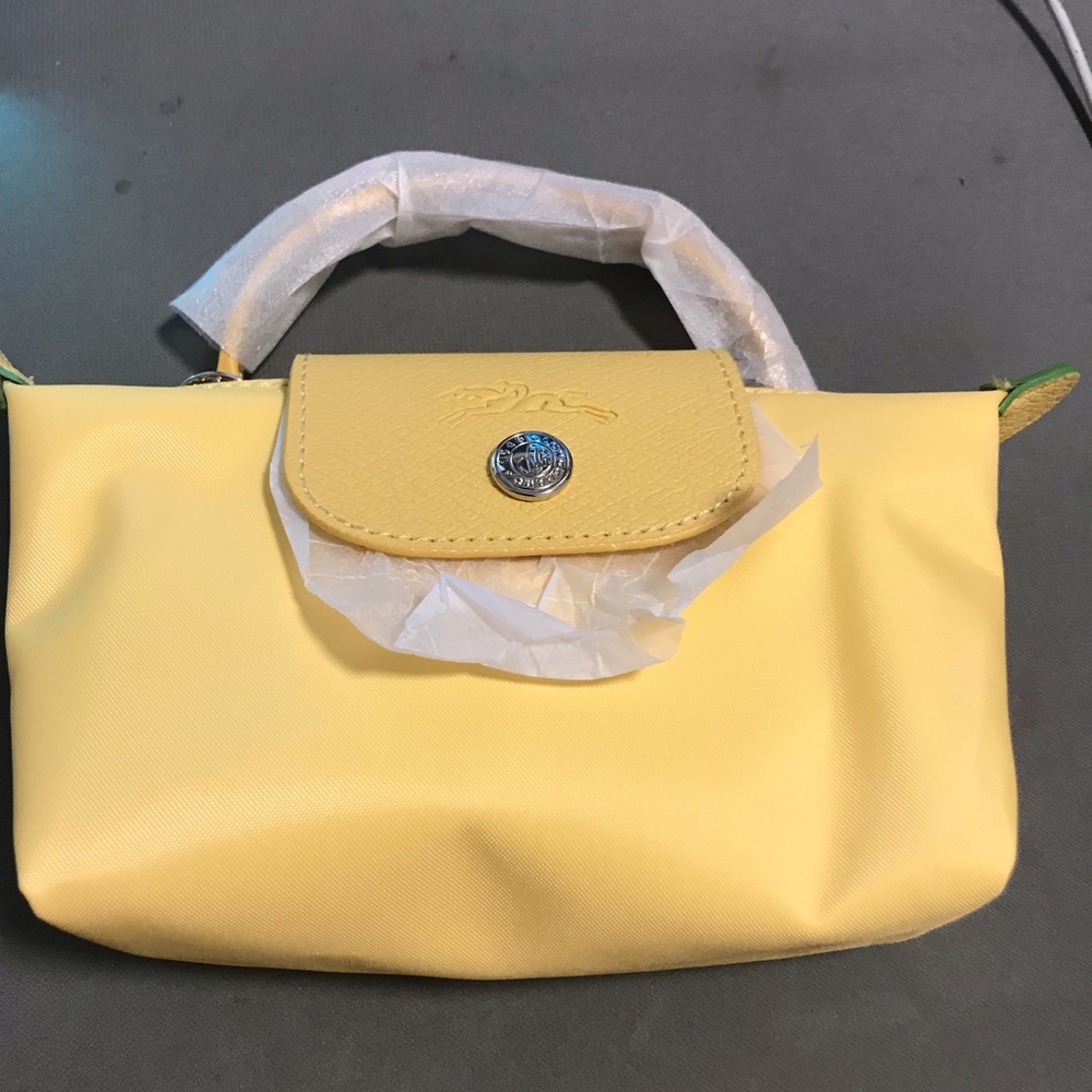 Yellow Mini Top-Handle Bag with Flap - Casual Chic